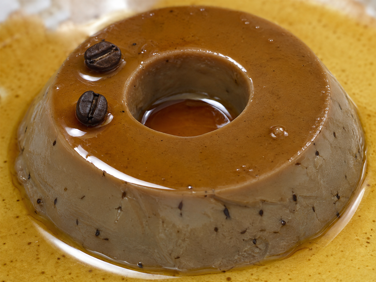 Pudim de Café com Calda Caramelizada